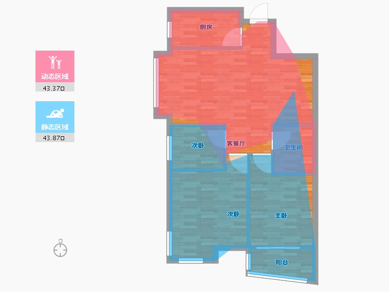 山东省-枣庄市-薛国大厦-89.12-户型库-动静分区