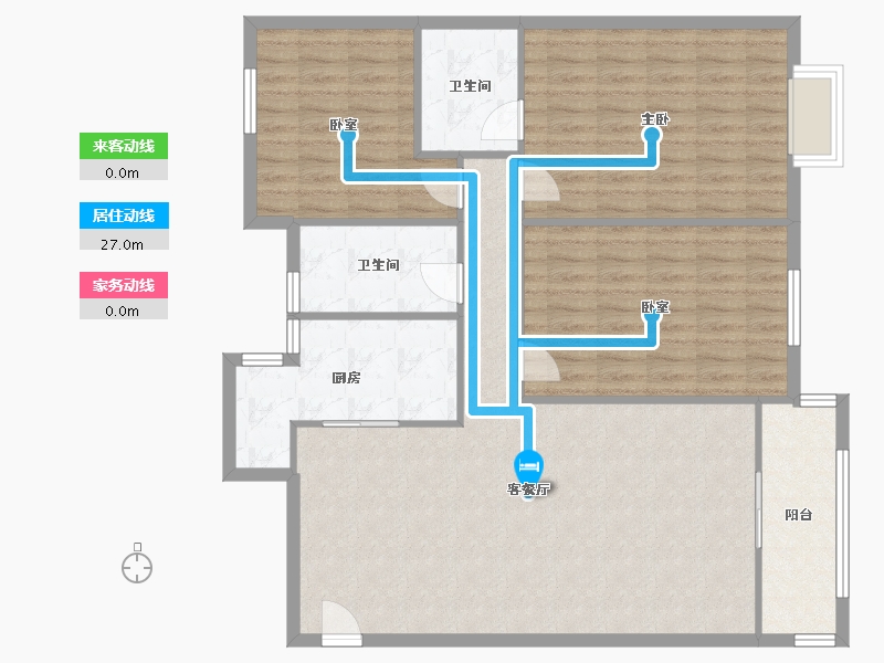 贵州省-贵阳市-金海苑-100.00-户型库-动静线