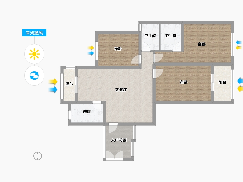 江苏省-常州市-翰林院-99.33-户型库-采光通风