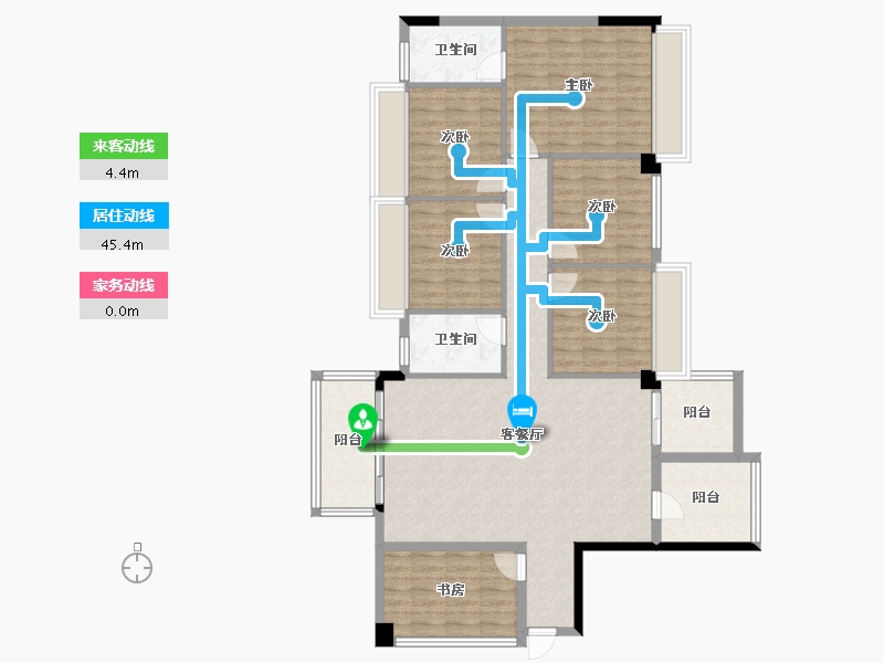 广西壮族自治区-钦州市-东岸阳光-111.78-户型库-动静线