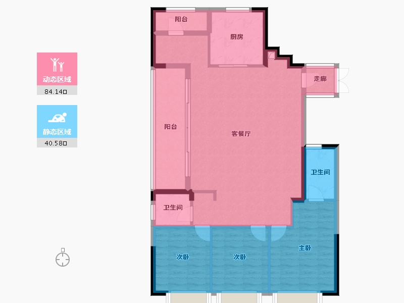 浙江省-宁波市-和栖云境-120.00-户型库-动静分区