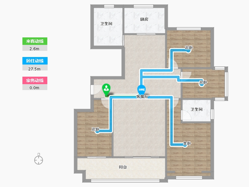 山东省-临沂市-史丹利十里江湾-117.26-户型库-动静线