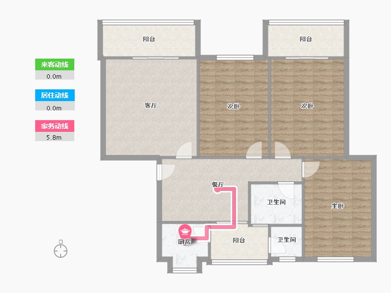 四川省-成都市-青龙正街102号-115.70-户型库-动静线