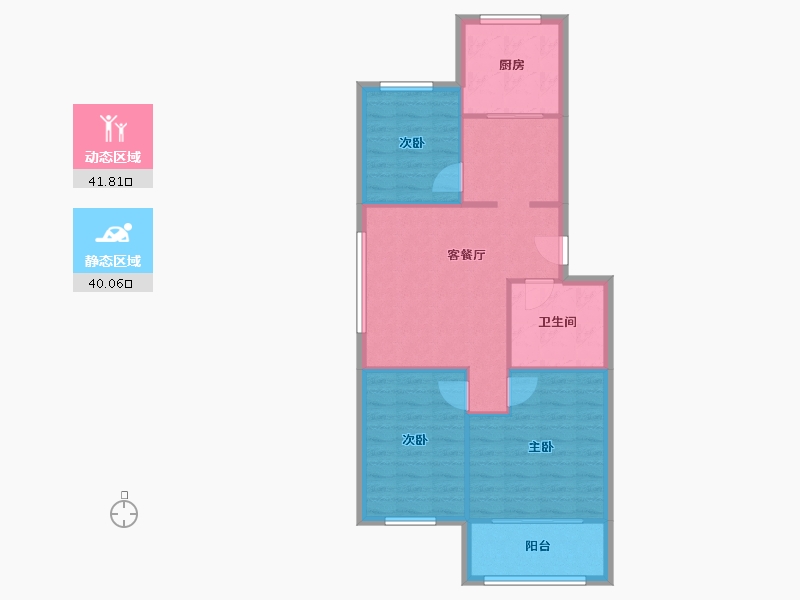 山东省-威海市-昌鸿小区-83.00-户型库-动静分区