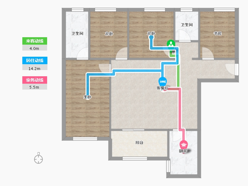 广东省-广州市-中洲紫轩-92.00-户型库-动静线