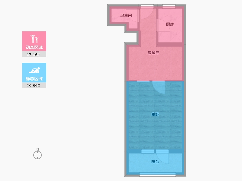 北京-北京市-北营房西里社区-33.44-户型库-动静分区