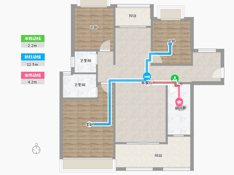 广东省-惠州市-王府钓鱼台营销中心-101.19-户型库-动静线