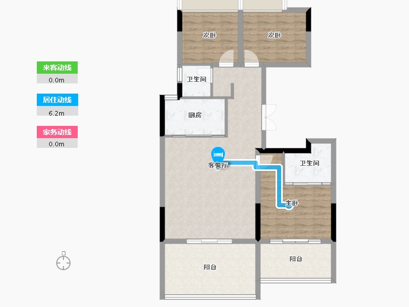 河南省-郑州市-新郑万林上院-97.53-户型库-动静线