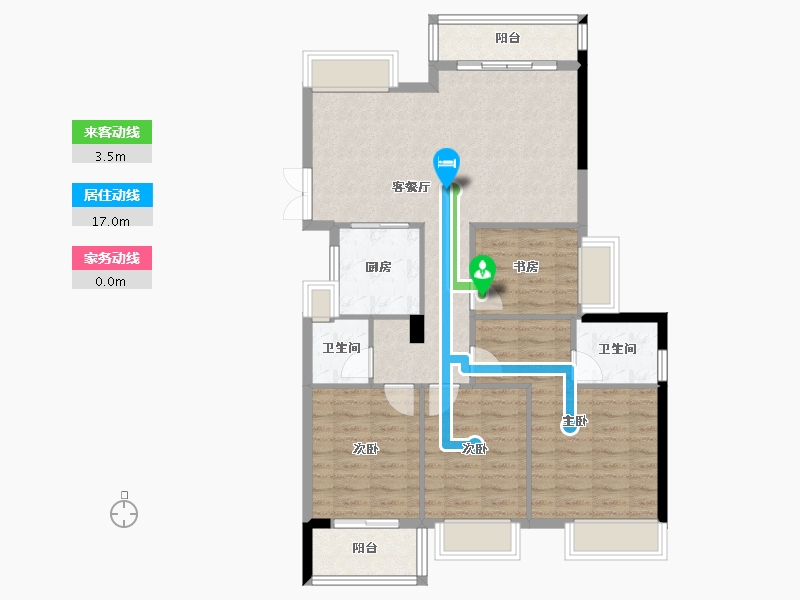 福建省-福州市-香开观海-93.86-户型库-动静线