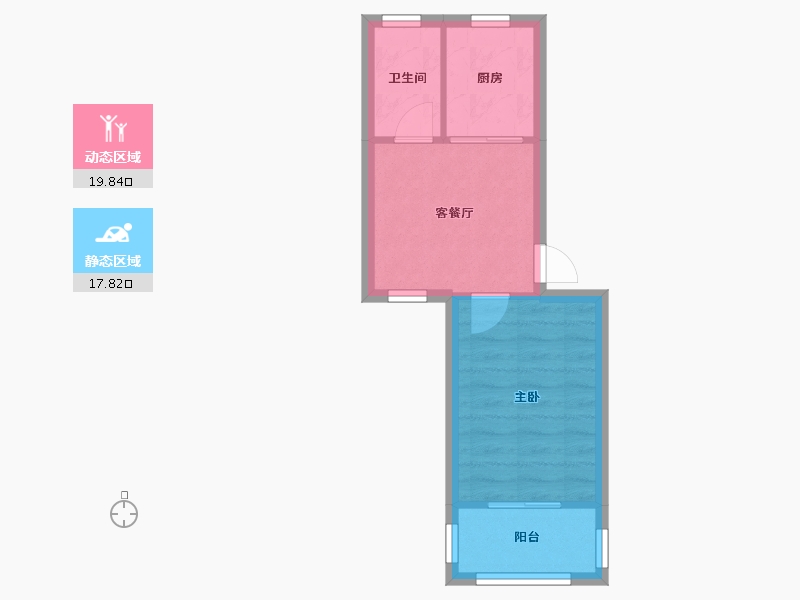 江苏省-苏州市-淞泽家园-九区-33.60-户型库-动静分区