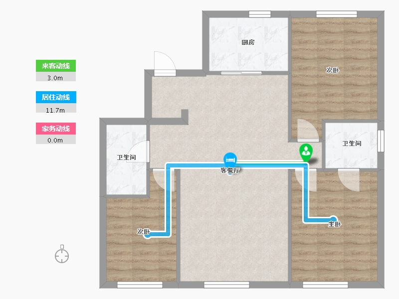 辽宁省-营口市-富甲一方-104.27-户型库-动静线