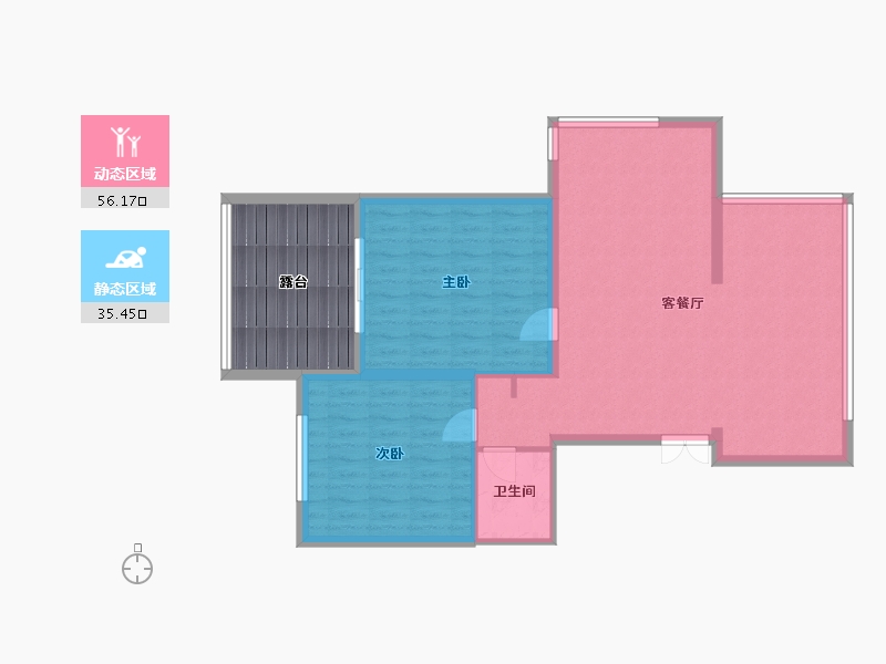 黑龙江省-伊春市-宝宇城-96.00-户型库-动静分区