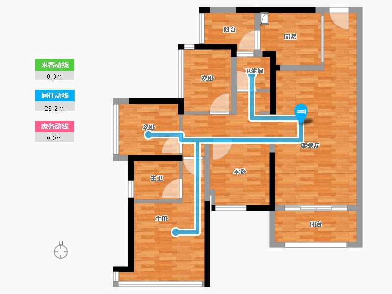 四川省-眉山市-国投·未来序-93.00-户型库-动静线