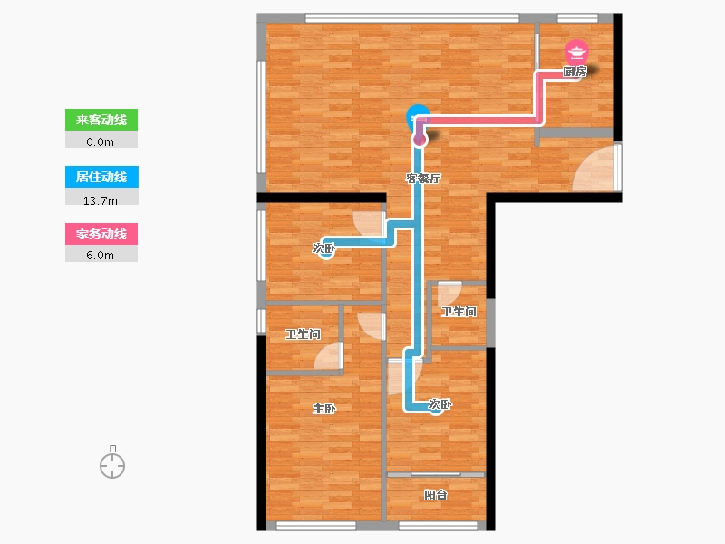 福建省-厦门市-海沧中心TOD璞瑞璞盛-94.28-户型库-动静线