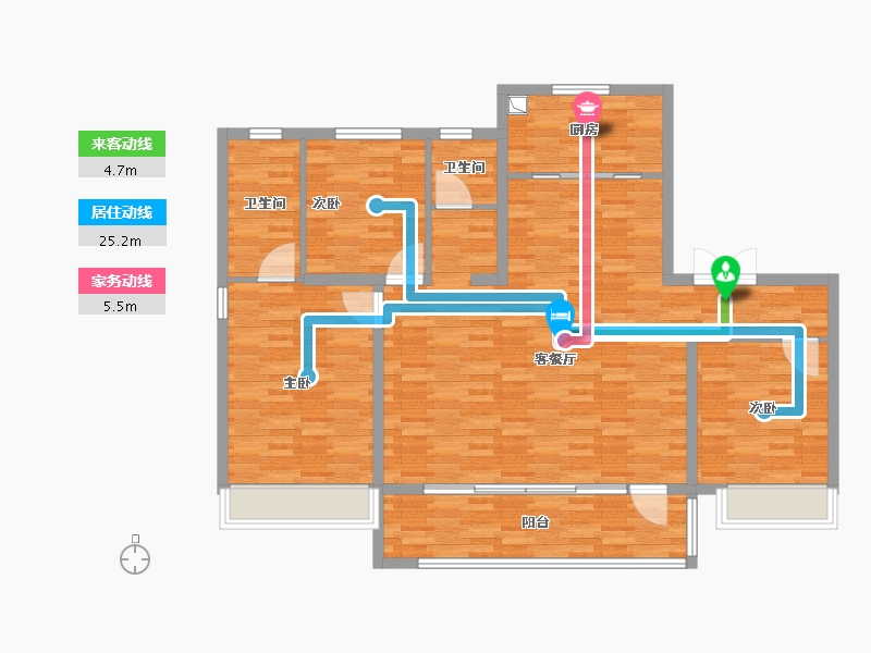 河北省-保定市-深圳园·和光书苑-121.30-户型库-动静线