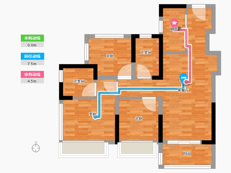 广东省-广州市-中建海丝城-62.40-户型库-动静线