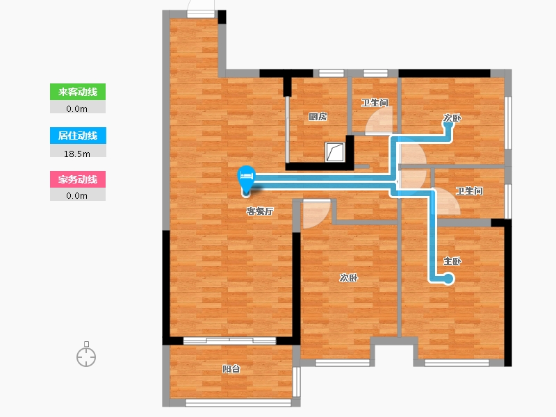 广西壮族自治区-贵港市-盛世悦城-96.00-户型库-动静线