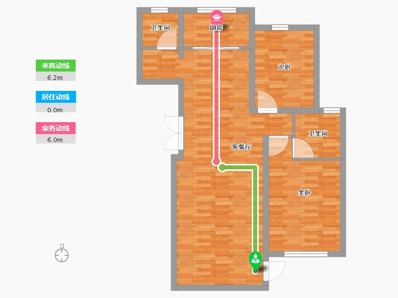 新疆维吾尔自治区-塔城地区-德臻·御珑湖-93.00-户型库-动静线