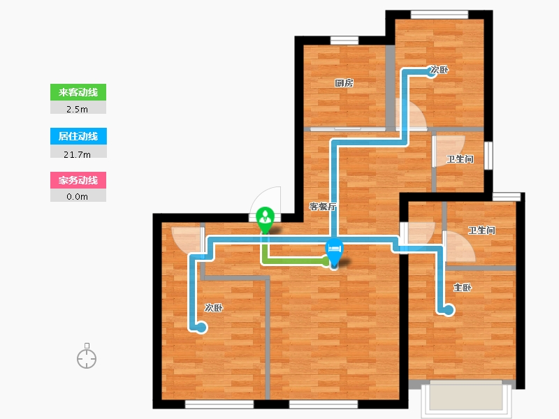 河北省-廊坊市-香汐映月-73.28-户型库-动静线