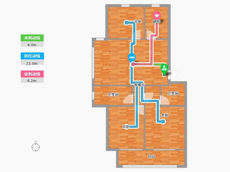 山东省-德州市-金都明德府-104.00-户型库-动静线