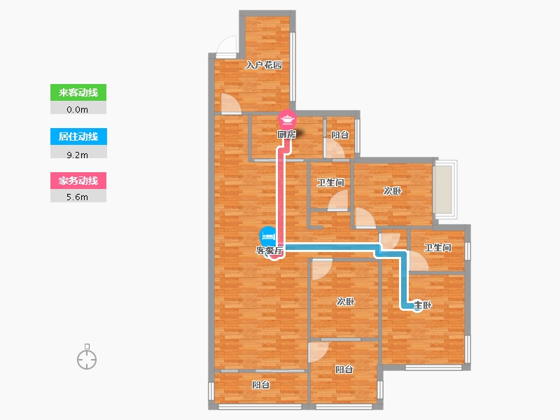 广西壮族自治区-南宁市-耀凯凤岭-108.80-户型库-动静线