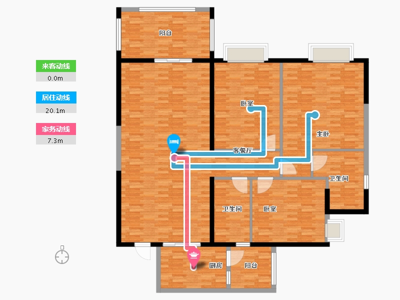 广西壮族自治区-贵港市-郁江湾-91.20-户型库-动静线