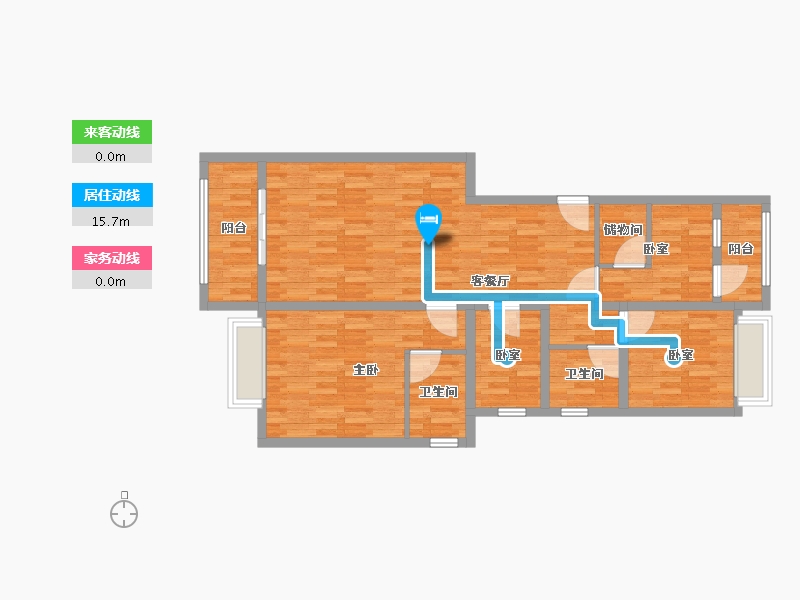 云南省-保山市-凤里学府-91.46-户型库-动静线