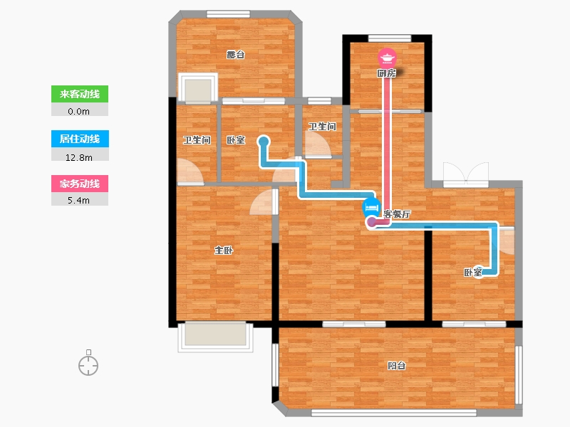 江苏省-盐城市-悦达悦珑湾·铂府-102.00-户型库-动静线