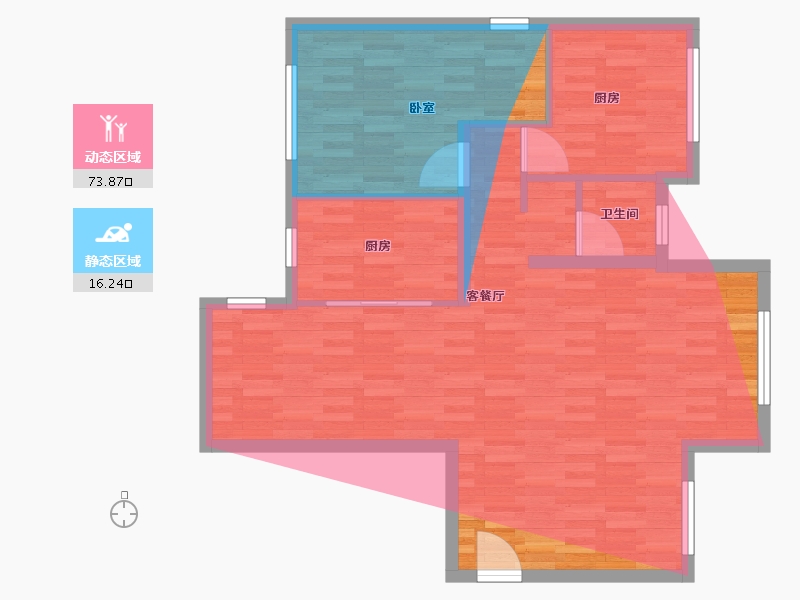 湖南省-衡阳市-合福安置小区-99.00-户型库-动静分区