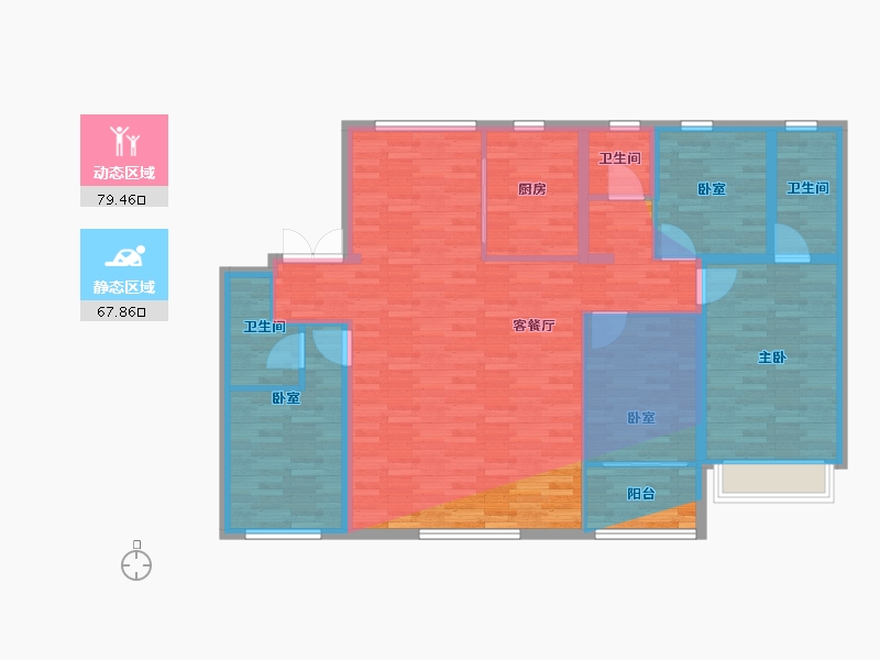 河北省-廊坊市-香汐映月-131.23-户型库-动静分区