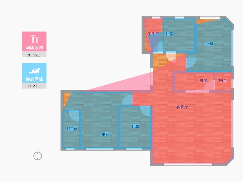 云南省-昆明市-邦泰璟和-119.68-户型库-动静分区