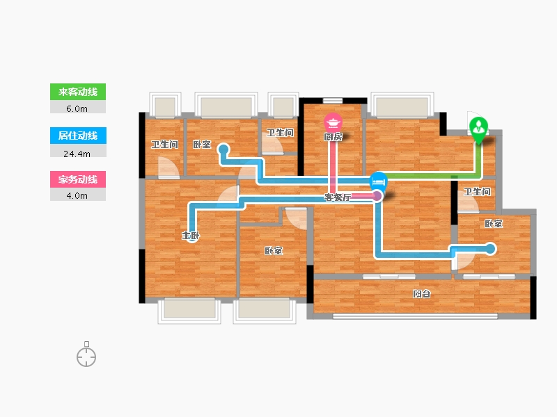 江苏省-徐州市-保利学府-108.93-户型库-动静线