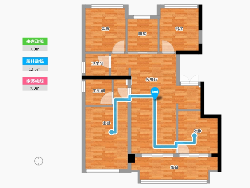 福建省-福州市-榕发麓里-78.42-户型库-动静线