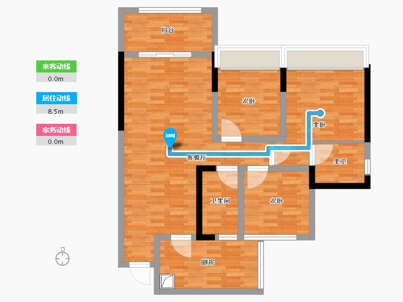 四川省-宜宾市-远达夆汇-93.00-户型库-动静线