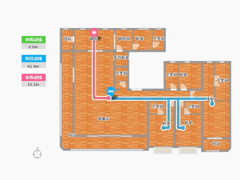 陕西省-榆林市-万城汇-297.19-户型库-动静线