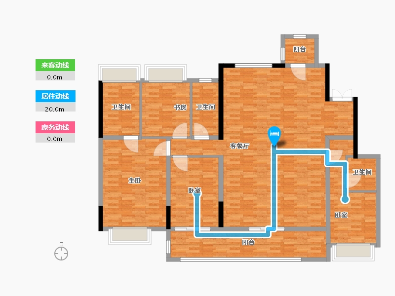 江苏省-苏州市-中国铁建花语天著-156.74-户型库-动静线