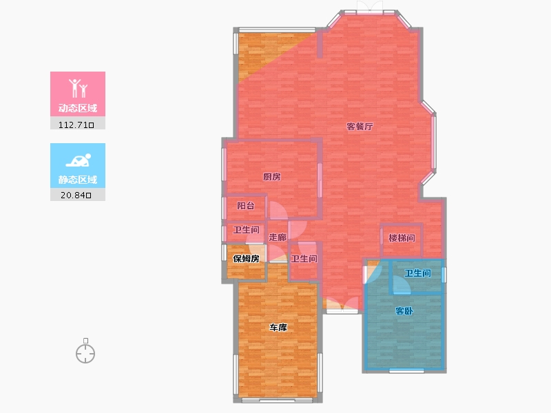 重庆-重庆市-比华利豪园-120.00-户型库-动静分区