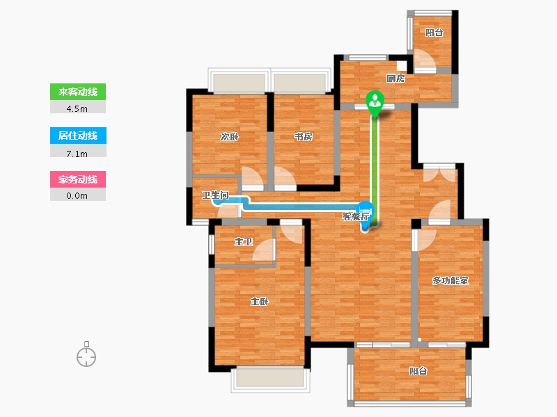 河北省-石家庄市-林隐天下-南区-116.00-户型库-动静线