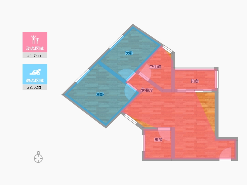 广东省-深圳市-丽湖花园-59.00-户型库-动静分区