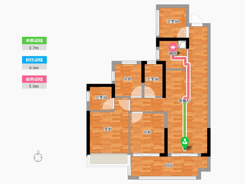 广东省-湛江市-青云府-102.00-户型库-动静线