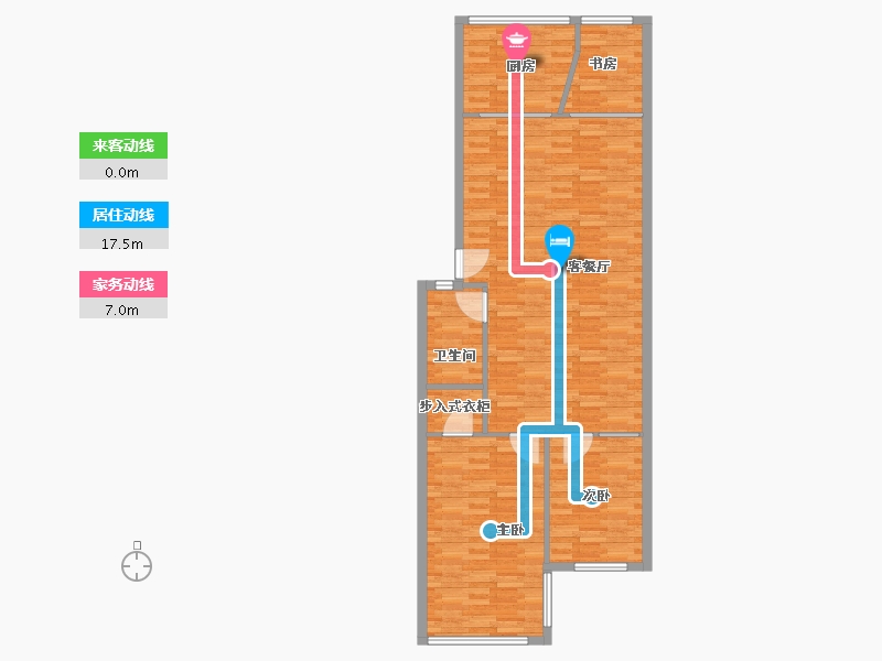 山东省-烟台市-怡和佳苑-110.00-户型库-动静线