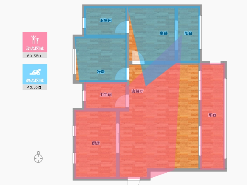 福建省-宁德市-外滩锦城-85.00-户型库-动静分区