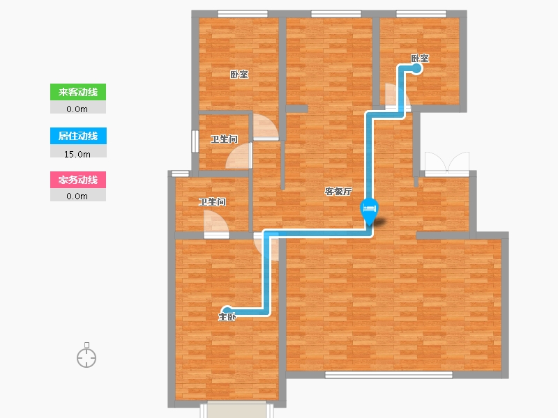 山西省-临汾市-保利时光印象-124.00-户型库-动静线