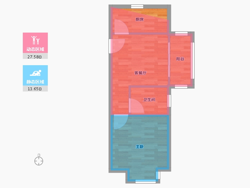 上海-上海市-菁鸿锦庭-41.19-户型库-动静分区