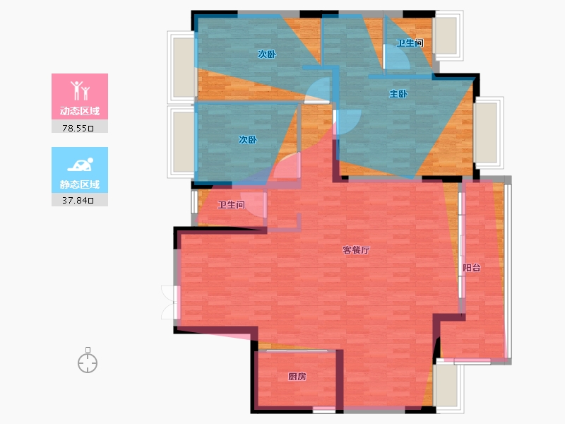 广东省-惠州市-雍景豪庭-120.31-户型库-动静分区