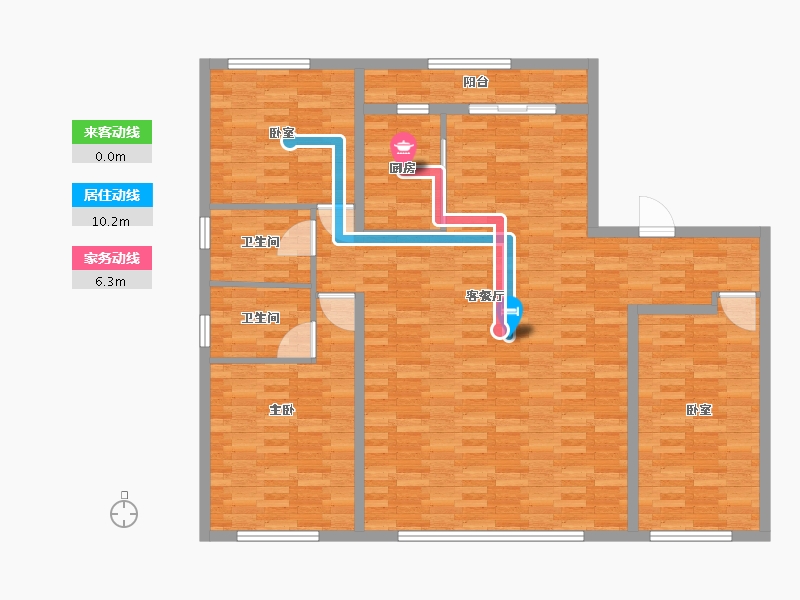 河南省-漯河市-红澄九璞-119.20-户型库-动静线