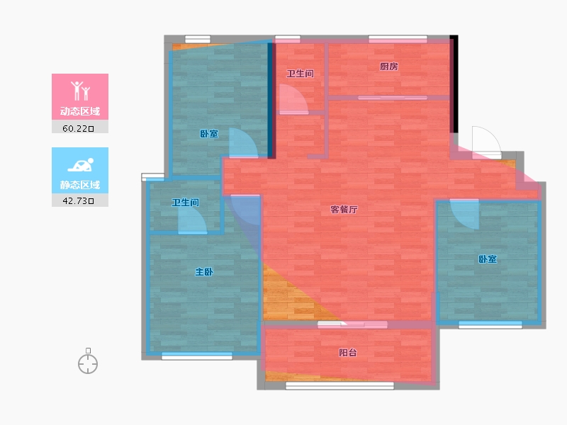 福建省-南平市-禾润天悦-97.00-户型库-动静分区