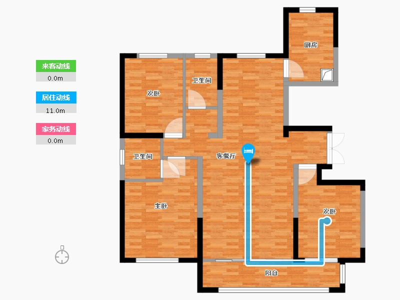 宁夏回族自治区-吴忠市-宁夏中房锦里-114.40-户型库-动静线