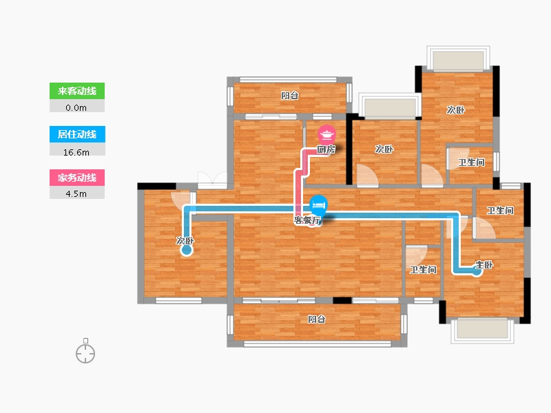 广西壮族自治区-河池市-盛景明都-114.87-户型库-动静线