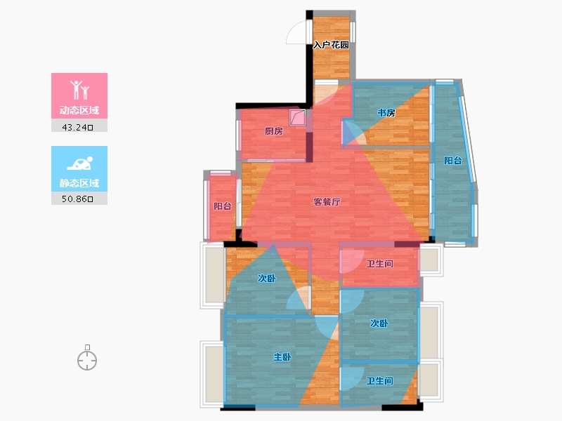 广东省-广州市-奥园-112.00-户型库-动静分区